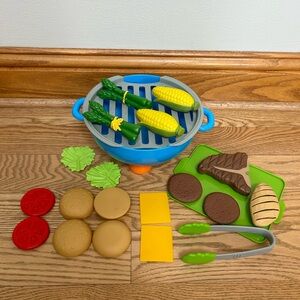 Lakeshore Learning New Sprouts Grill It! Toy Set, Realistic Food, Pretend Play